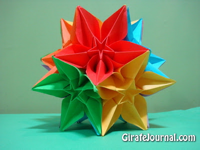 Инструкция Оригами Цветок