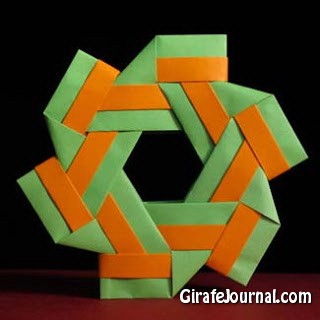 Оригами Кольцо Эрнесто-дель-Рио: видео инструкция