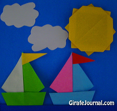 Оригами корабль: видео инструкция