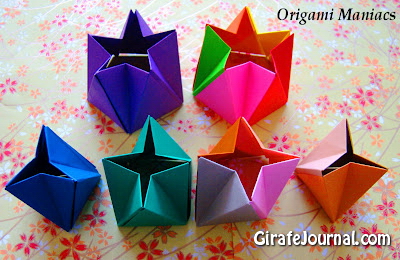 Оригами звезда призма: видео инструкция