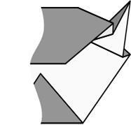 Оригами Кошка рисунок 15