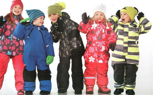 Комбинезоны детские зима 2014-2015 фото