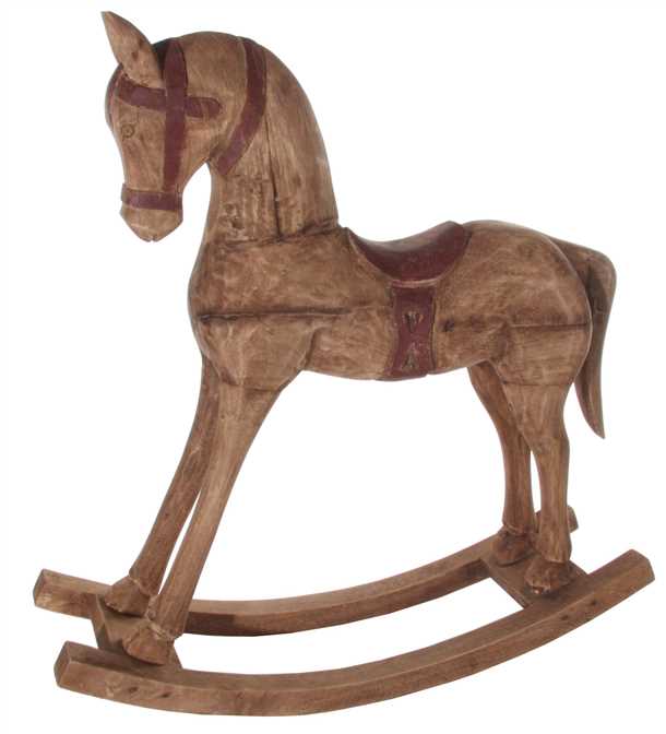 Деревянные лошадки-качалки – отличный подарок ребенку!