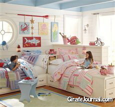 Детская комната для двоих детей фото