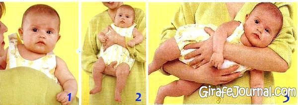 Как правильно держать новорожденного