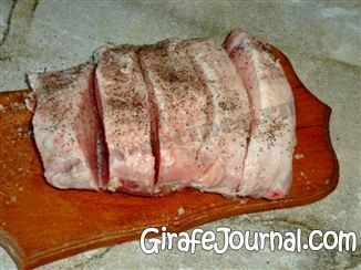 Стейк зі свинини «Мармуровий» в духовці фото