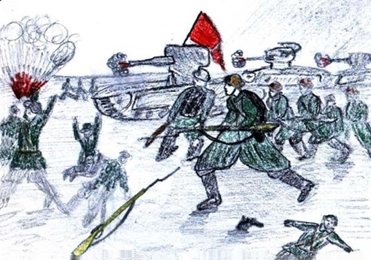 Рисунок германского война