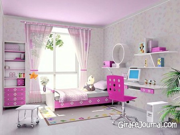 Дизайн дитячих кімнат для дівчаток