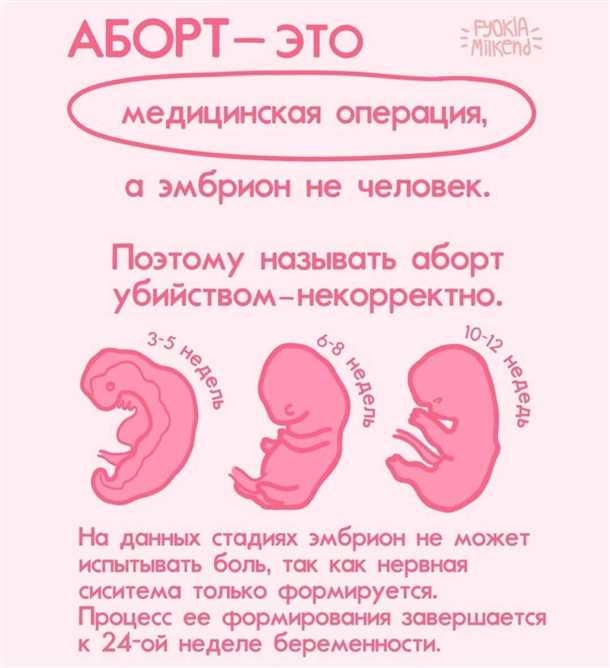 Аборт на ранней стадии беременности