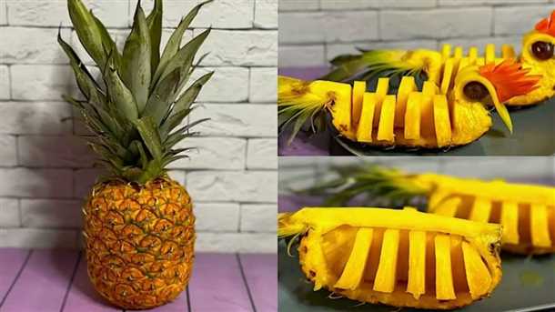 Как красиво нарезать ананас: несколько способов